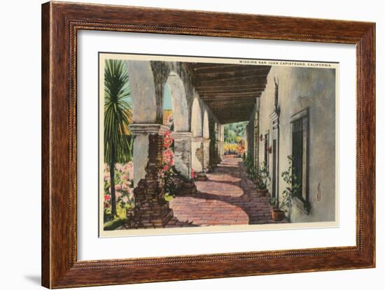 Mission San Juan Capistrano, California-null-Framed Art Print