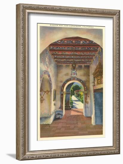 Mission San Juan Capistrano, California-null-Framed Art Print