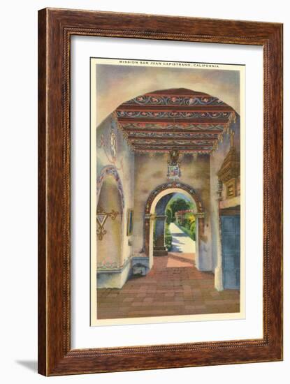 Mission San Juan Capistrano, California-null-Framed Art Print