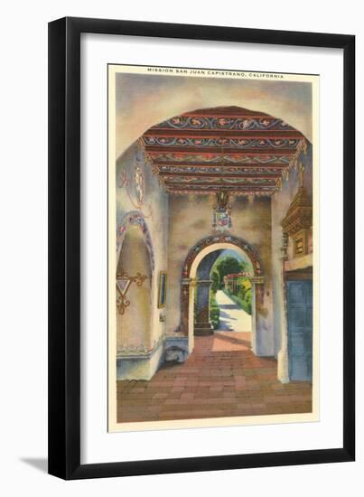 Mission San Juan Capistrano, California-null-Framed Art Print