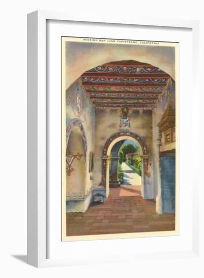 Mission San Juan Capistrano, California-null-Framed Art Print