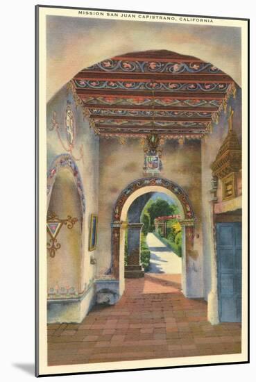 Mission San Juan Capistrano, California-null-Mounted Art Print