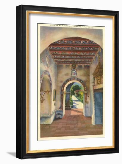 Mission San Juan Capistrano, California-null-Framed Art Print