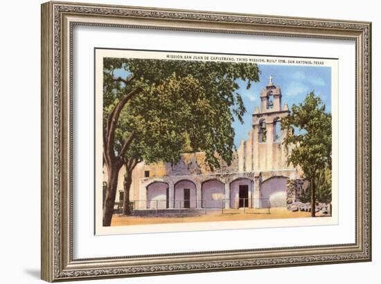 Mission San Juan de Capistrano, San Antonio, Texas-null-Framed Art Print