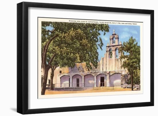 Mission San Juan de Capistrano, San Antonio, Texas-null-Framed Art Print