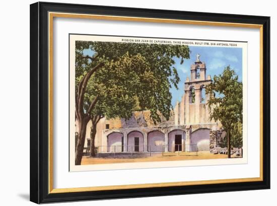 Mission San Juan de Capistrano, San Antonio, Texas-null-Framed Art Print