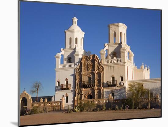 Mission San Xavier Del Bac, Tucson, Arizona, United States of America, North America-Richard Cummins-Mounted Photographic Print