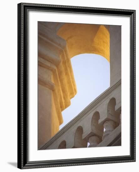 Mission San Xavier Del Bac, Tucson, Arizona, USA-Merrill Images-Framed Photographic Print