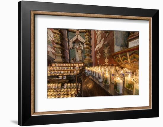 Mission San Xavier in Tucson, Arizona, Usa-Chuck Haney-Framed Photographic Print