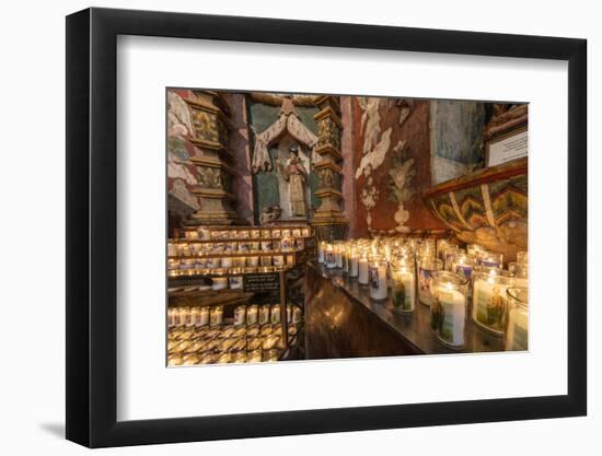 Mission San Xavier in Tucson, Arizona, Usa-Chuck Haney-Framed Photographic Print