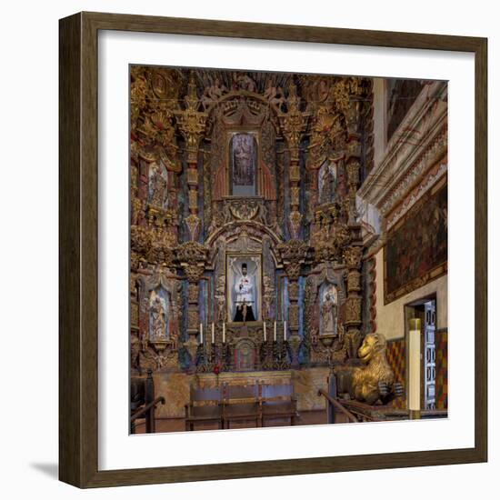 Mission San Xavier in Tucson, Arizona, Usa-Chuck Haney-Framed Photographic Print