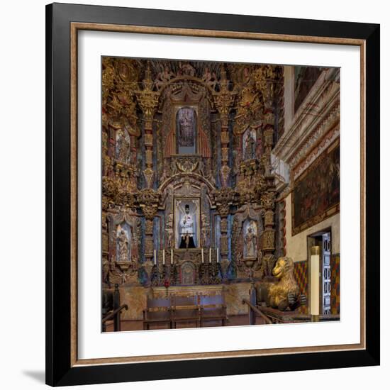 Mission San Xavier in Tucson, Arizona, Usa-Chuck Haney-Framed Photographic Print