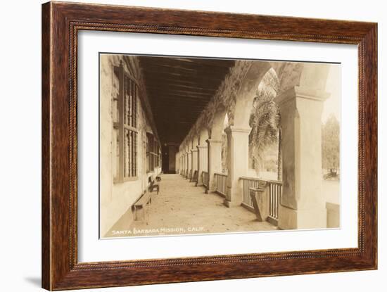 Mission, Santa Barbara, California, Photo-null-Framed Art Print