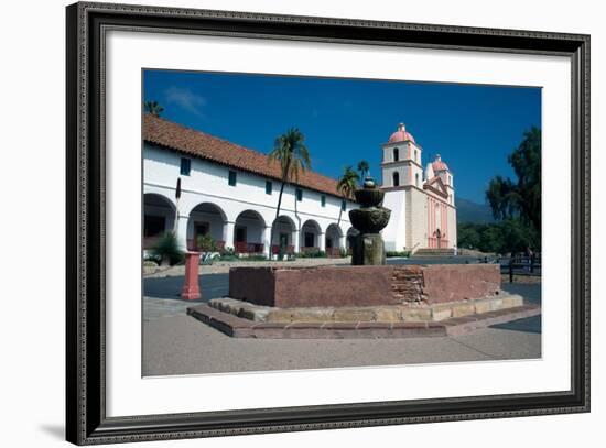 Mission Santa Barbara, Founded 1786, Santa Barbara, California, United States of America-Ethel Davies-Framed Photographic Print