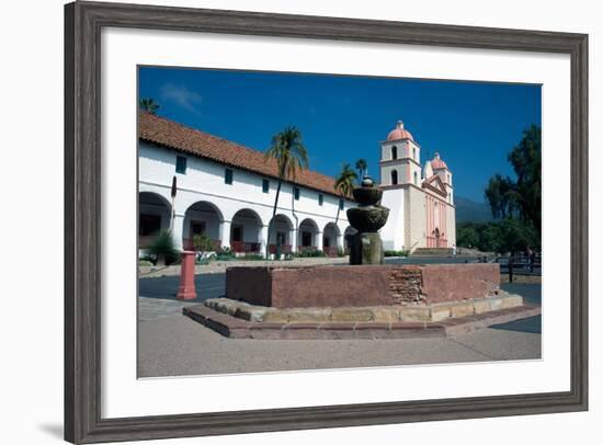 Mission Santa Barbara, Founded 1786, Santa Barbara, California, United States of America-Ethel Davies-Framed Photographic Print