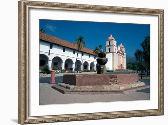 Mission Santa Barbara, Founded 1786, Santa Barbara, California, United States of America-Ethel Davies-Framed Photographic Print