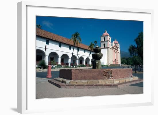 Mission Santa Barbara, Founded 1786, Santa Barbara, California, United States of America-Ethel Davies-Framed Photographic Print