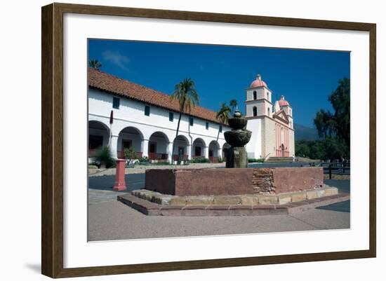 Mission Santa Barbara, Founded 1786, Santa Barbara, California, United States of America-Ethel Davies-Framed Photographic Print