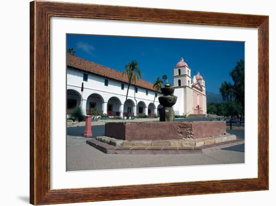 Mission Santa Barbara, Founded 1786, Santa Barbara, California, United States of America-Ethel Davies-Framed Photographic Print