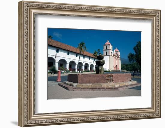 Mission Santa Barbara, Founded 1786, Santa Barbara, California, United States of America-Ethel Davies-Framed Photographic Print