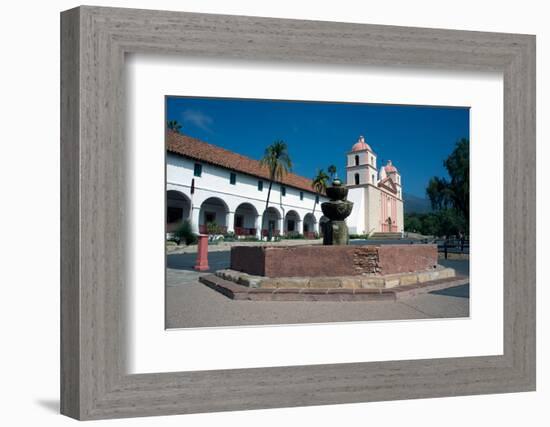 Mission Santa Barbara, Founded 1786, Santa Barbara, California, United States of America-Ethel Davies-Framed Photographic Print