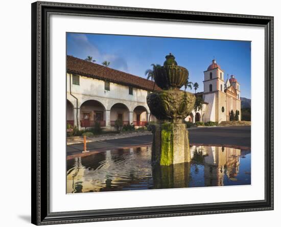 Mission Santa Barbara, Santa Barbara, Southern California, California, Usa-Walter Bibikow-Framed Photographic Print