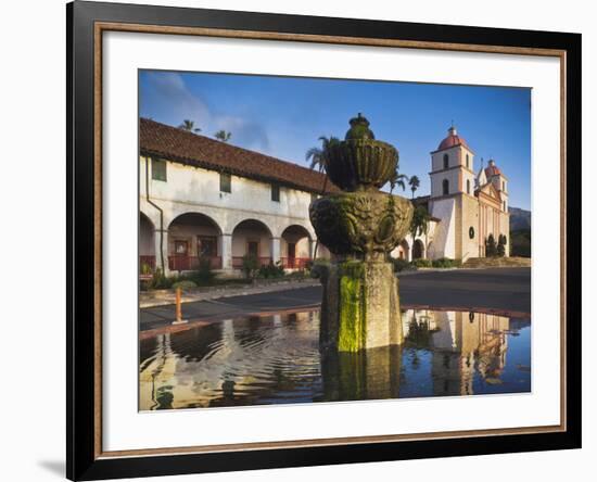 Mission Santa Barbara, Santa Barbara, Southern California, California, Usa-Walter Bibikow-Framed Photographic Print