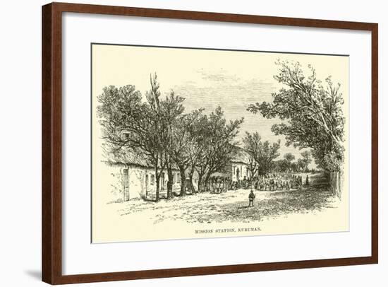 Mission Station, Kuruman-null-Framed Giclee Print