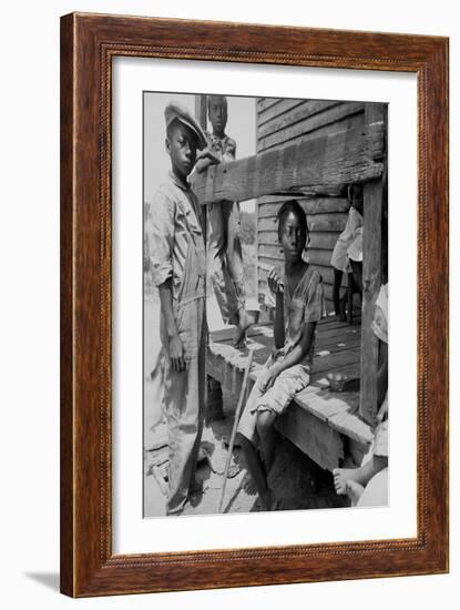 Mississippi Delta Negro Children-Dorothea Lange-Framed Art Print