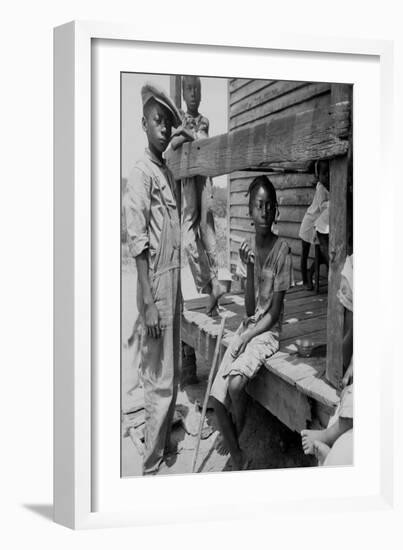 Mississippi Delta Negro Children-Dorothea Lange-Framed Art Print