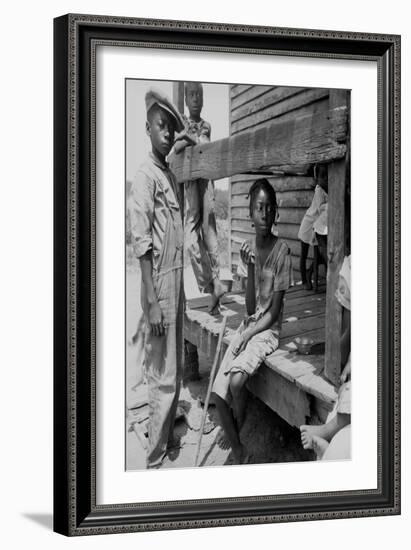 Mississippi Delta Negro Children-Dorothea Lange-Framed Art Print