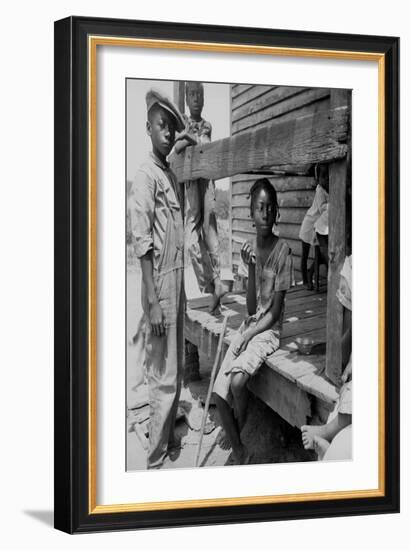 Mississippi Delta Negro Children-Dorothea Lange-Framed Art Print