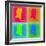 Mississippi Pop Art Map 2-NaxArt-Framed Premium Giclee Print