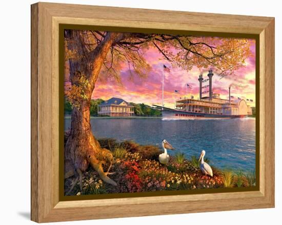 Mississippi Queen-Dominic Davison-Framed Stretched Canvas