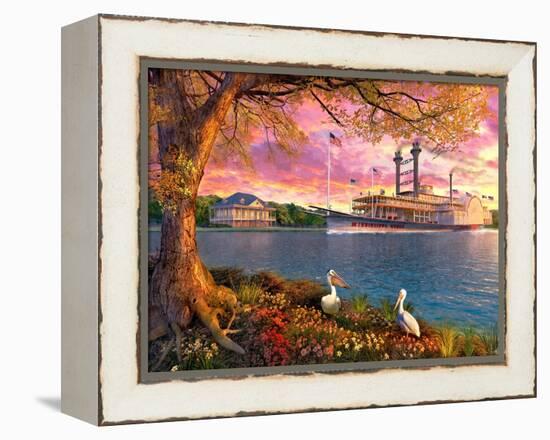 Mississippi Queen-Dominic Davison-Framed Stretched Canvas