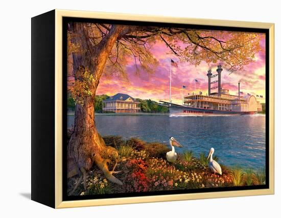 Mississippi Queen-Dominic Davison-Framed Stretched Canvas