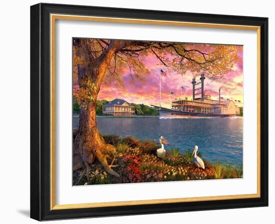 Mississippi Queen-Dominic Davison-Framed Art Print