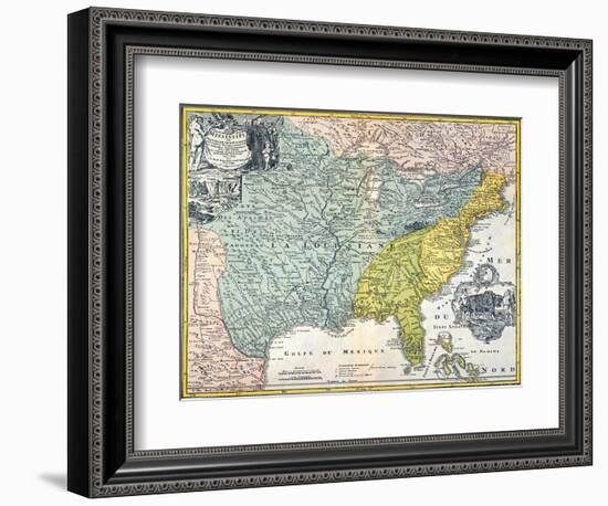 Mississippi Region, 1687-null-Framed Giclee Print