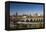 Mississippi River and City Skyline, Minneapolis, Minnesota, USA-Walter Bibikow-Framed Premier Image Canvas