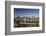 Mississippi River and City Skyline, Minneapolis, Minnesota, USA-Walter Bibikow-Framed Photographic Print