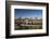 Mississippi River and City Skyline, Minneapolis, Minnesota, USA-Walter Bibikow-Framed Photographic Print