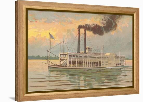 Mississippi River Boat, Robert E. Lee-null-Framed Stretched Canvas