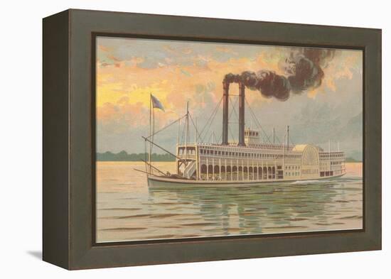 Mississippi River Boat, Robert E. Lee-null-Framed Stretched Canvas