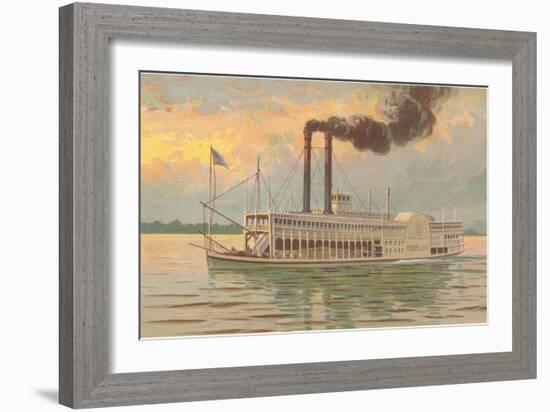 Mississippi River Boat, Robert E. Lee-null-Framed Art Print