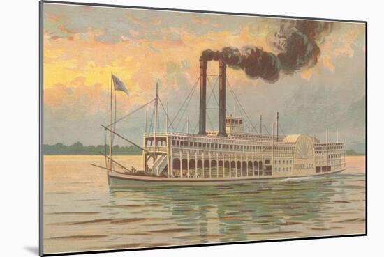 Mississippi River Boat, Robert E. Lee-null-Mounted Art Print