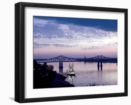 Mississippi River in Natchez, Mississippi-Carol Highsmith-Framed Photo