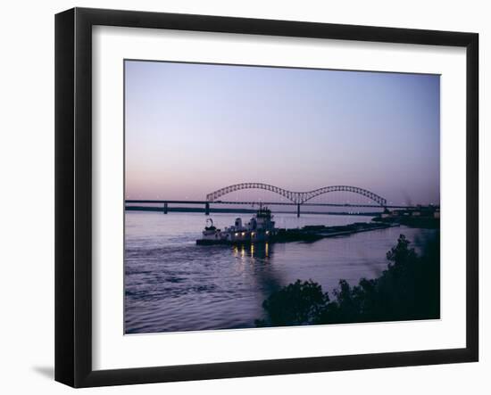 Mississippi River, Memphis, Tennessee, United States of America (U.S.A.), North America-Ursula Gahwiler-Framed Photographic Print