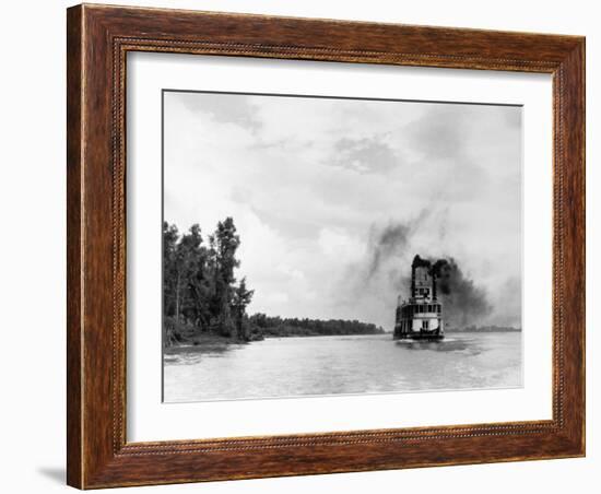 Mississippi River Paddleboat-Alfred Eisenstaedt-Framed Photographic Print