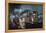 Mississippi River Race-Currier & Ives-Framed Premier Image Canvas