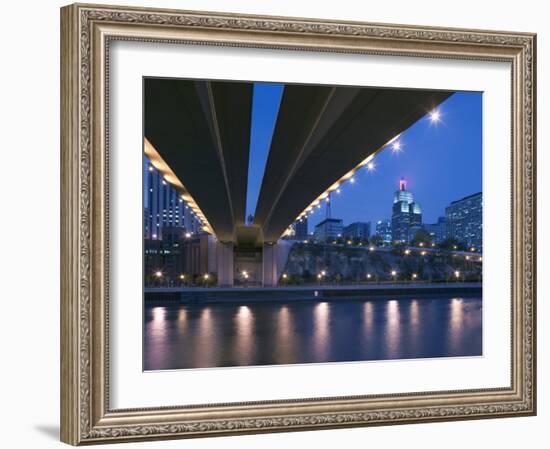 Mississippi River, St. Paul, Minnesota, USA-Walter Bibikow-Framed Photographic Print